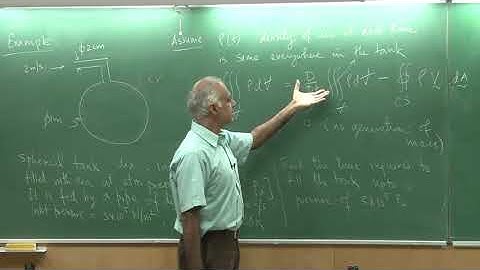 Lecture_08_PartB: Mass Balance-Integral Approach (Fluid Mechanics and Rate Procs by Sanjay Mittal)