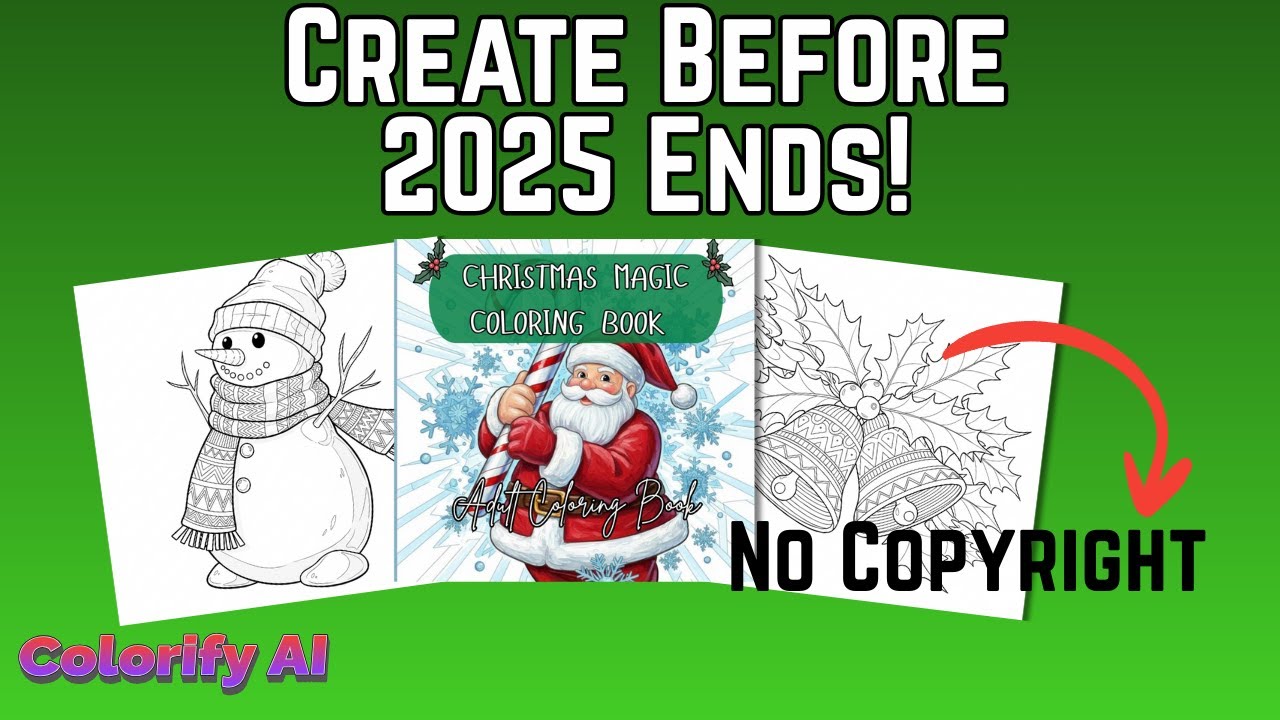 Don't Miss This Opportunity | Coloring Book with Colorify AI and Canva for FREE | 2025