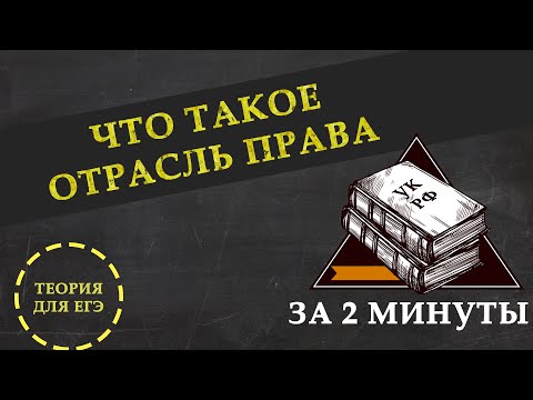 Что такое отрасль права