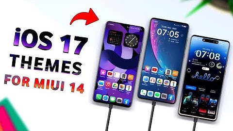 😱🔥 3 AWESOME iOS 17 Inspired Miui 14 Themes || ios themes for miui 14