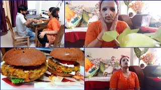 Sunday Self Pampering ବହତ ଦନ ପରଆଜ ମ ହତର Special Healthy & Yummy Burger Recipe