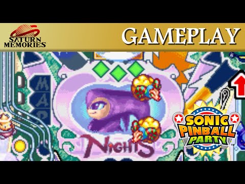Sonic Pinball Party [GBA] by SEGA - NiGHTS Table [HD] [1080p]