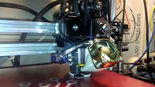 Makerfarm I3V With Itty Y Dual Extruder First Test Print - 3D Print