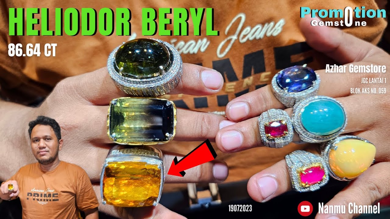 Promo Gems [19/07/23] Heliodor Tourmaline Quartz Iolite Opal Big Size
