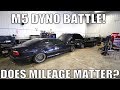 DYNO BATTLE! Daily Driven 409,000 Mile E39 M5 VS Garage Queen 78,000 Mile E39 M5.