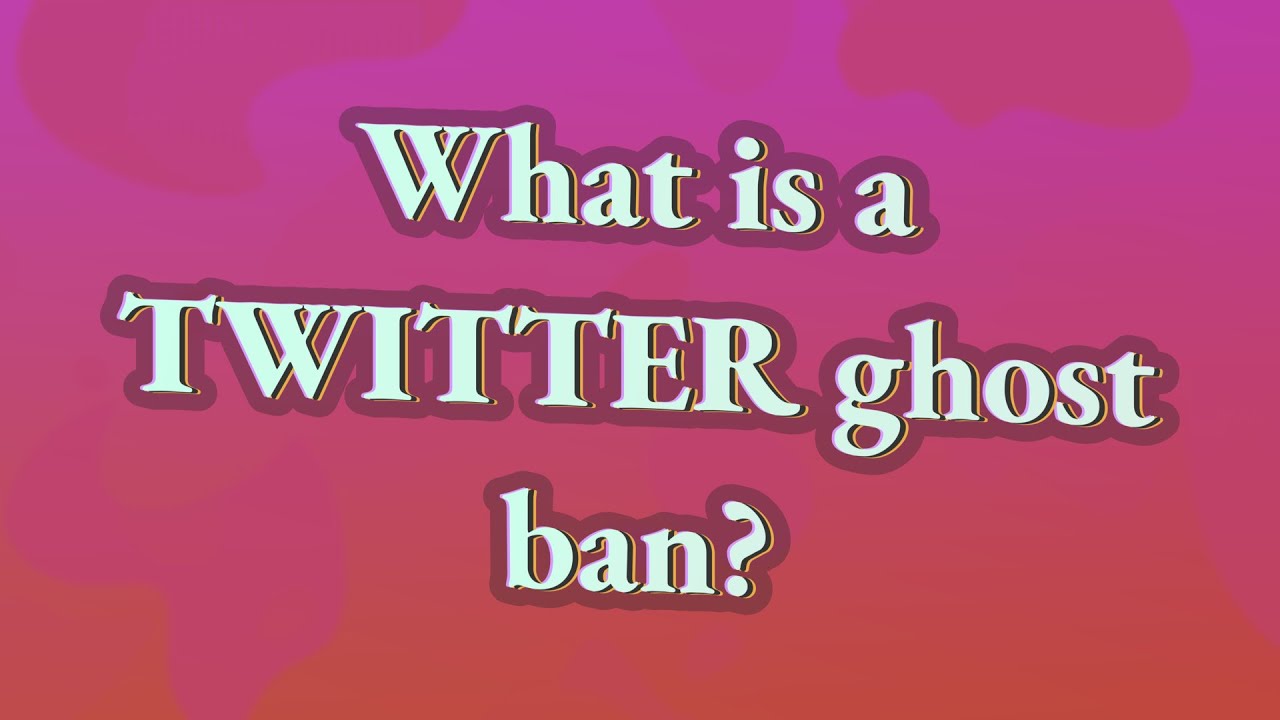 What is a Twitter ghost ban? - YouTube