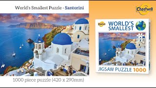 World's Smallest Puzzles Santorini Time-lapse