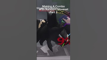 Making A Combo With Random Moveset Part 2 #roblox #robloxbattlegrounds #thestrongestbattlegrounds