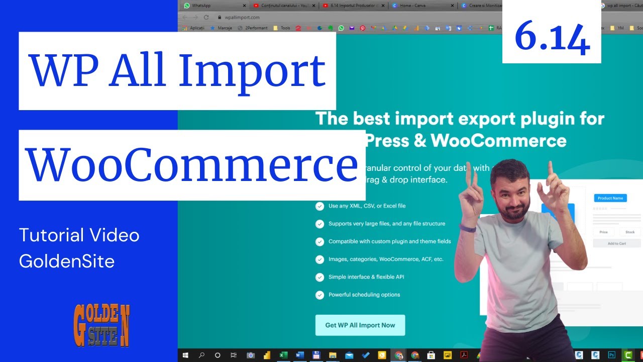 6.14 Importul Produselor din Feed in WooCommerce cu WP All Import - YouTube