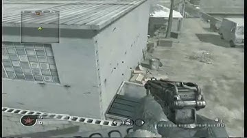 Call of Duty 4 Glitches - Up And Out of Shipment - Using the Freeze Jump.