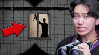 隣のマンションにいる『犯人』と目があった...