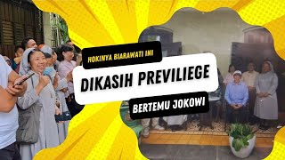 Sowan Jokowi, Biarawati Ini Dikasih Priviliege untuk Antre di Barisan Paling Depan 
