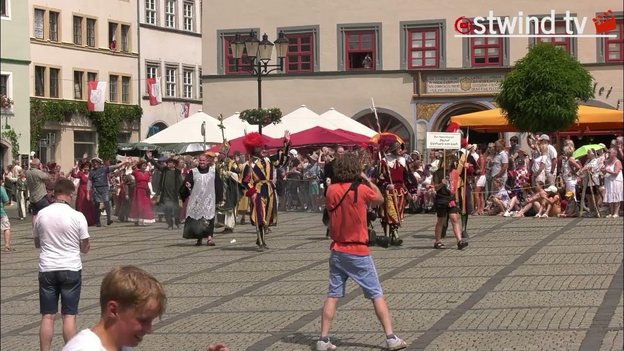 Festumzug zum Naumburger Hussiten Kirschfest 2024. YouTube