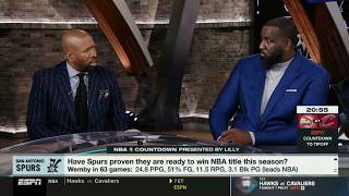 NBA Countdown | Spurs are real contenders on the rise! - Kenny Smith & Perkins believe in Wemby back