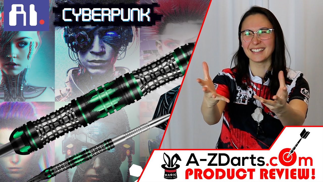 Cyberpunk Darts Range from the Shot AI Launch | Soft Tip and Steel Tip Barrel | Product Review