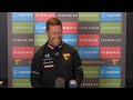Mitchell before Blockbuster Game against the Pies