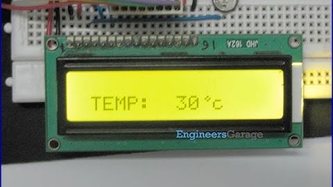 Arduino Thermometer using LM35