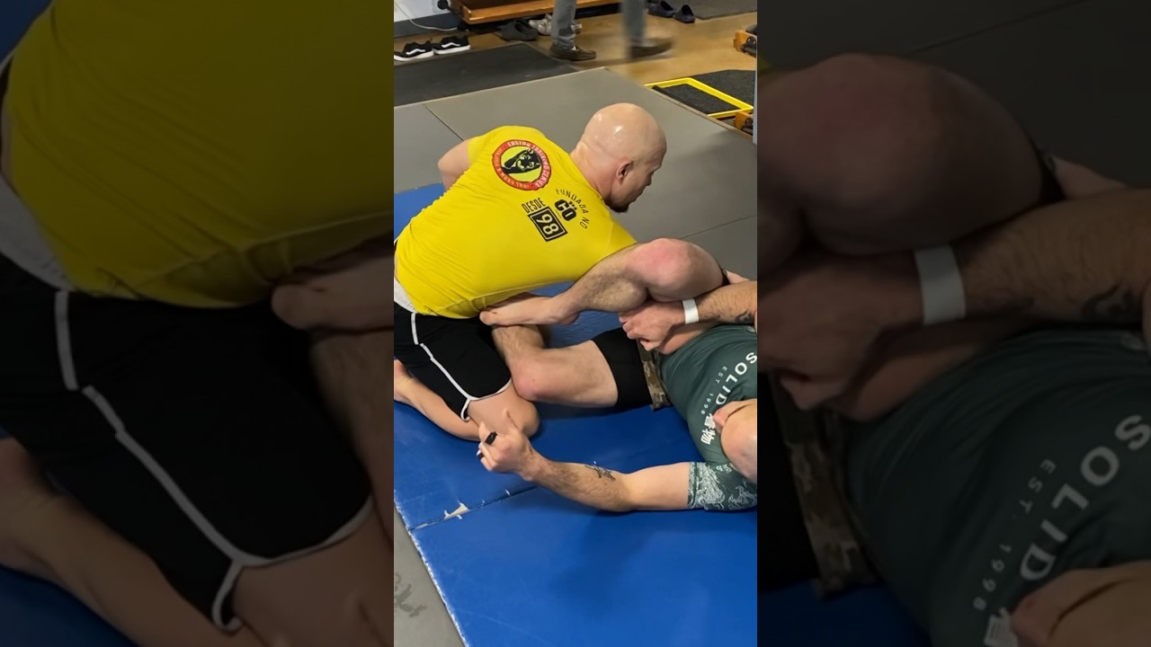 Weird Shoulder Lock from Open Guard! 