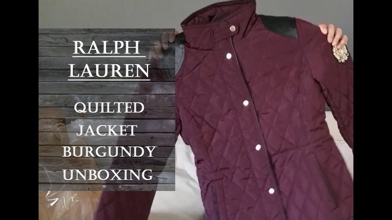 ralph lauren burgundy jacket