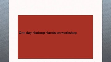 Hadoop Training in Bangalore