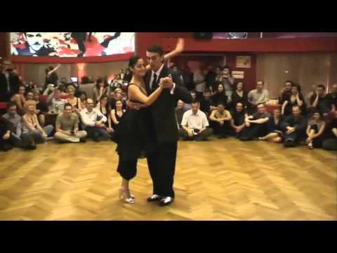 Eugenia Eberhardt & Sebastian Posadas, Tango milonga show (4/5), 10.12.2011
