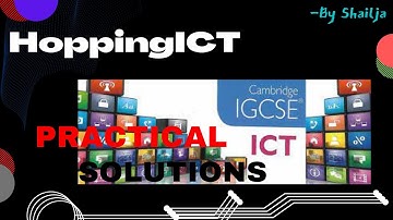 IGCSE ICT MAY.JUNE 2015 | PAPER 21 | MS ACCESS | SOLVED