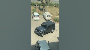 Mahindra Thar alloy wheels modifications video status #viral #short #carkslover