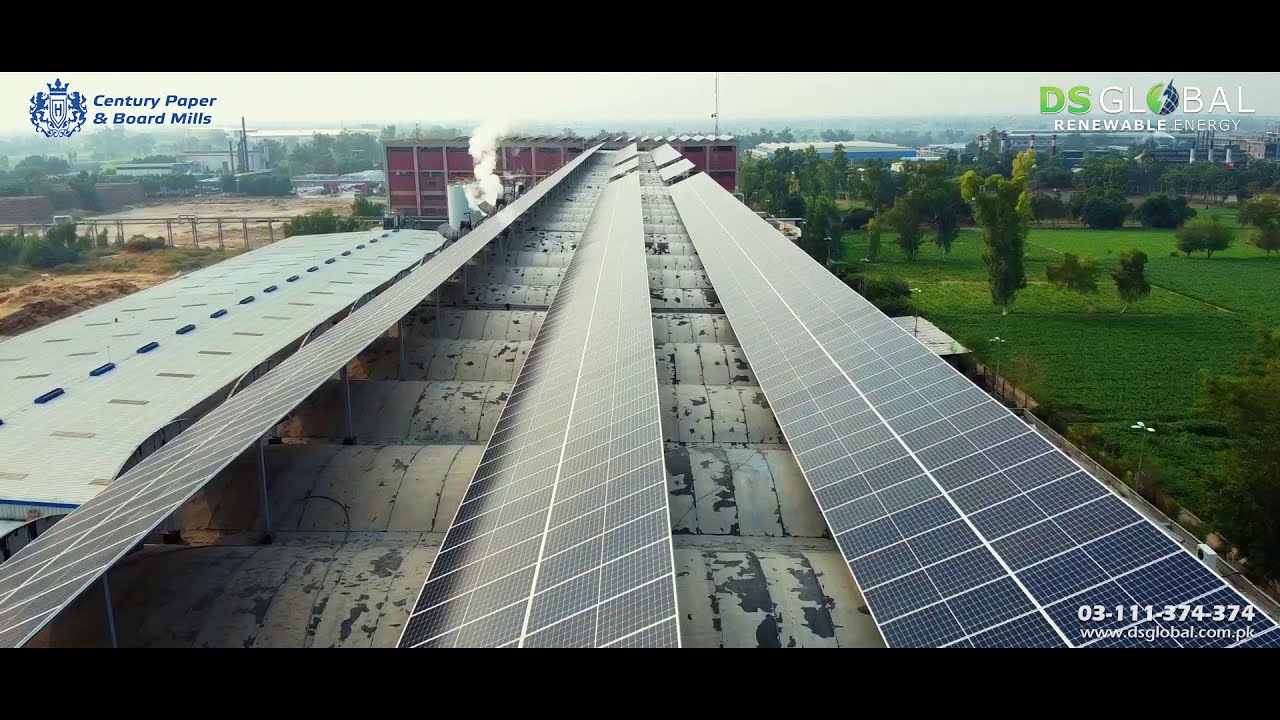 2MW Solar Power Plant Century Paper & Board Mills Testimonial YouTube
