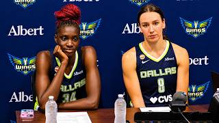 Alanna Smith and Awak Kuier post game interview | Wings defeat Tempo