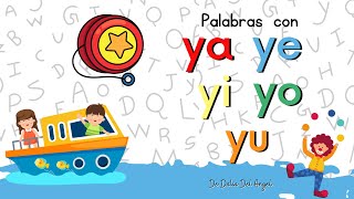 Palabras con ya ye yi yo yu #lecturainfantil  #lectoescritura #aprendizaje
