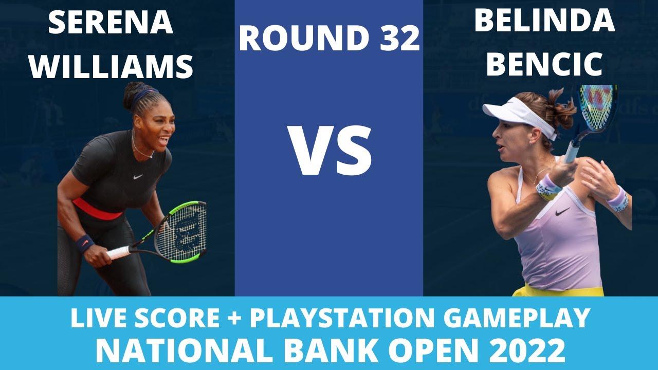 serena williams live score