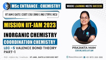 Explain Valence Bond Theory For IIT JAM | Coordination Chemistry | Part-1 | IFAS