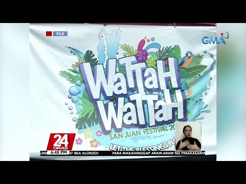 Wattah Wattah Festival ng San Juan, nagbabalik matapos mahinto dahil sa pandemya | 24 Oras