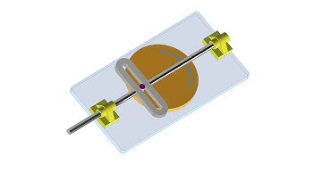 3d scotch yoke with one dwell