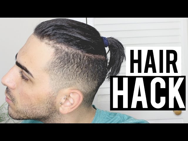 The High Ponytail Fashion for Men | Pelo largo hombre peinados, Barba,  Peinados