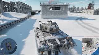 Extremely lucky ricochet on a Maus with the Jumbo Pershing (T26E5) in War Thunder!!!