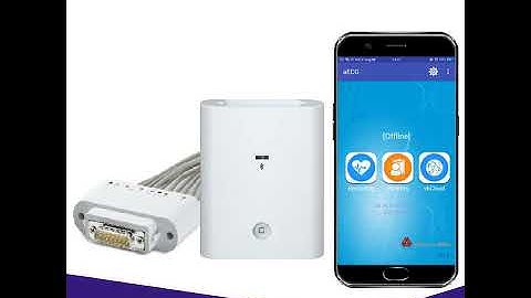 Wireless Android bluetooth ECG device