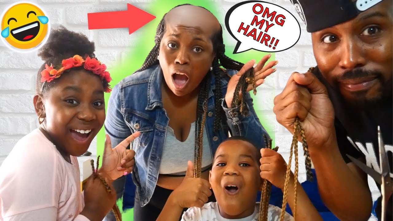 CUTTING WIFES HAIR PRANK **Revenge Prank** | ZR Family Flex