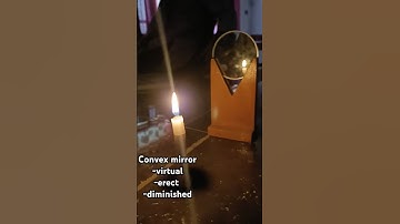 Convex mirror image formation @Sciencestars_ #convex #experiment #fun #shorts #youtubeshorts