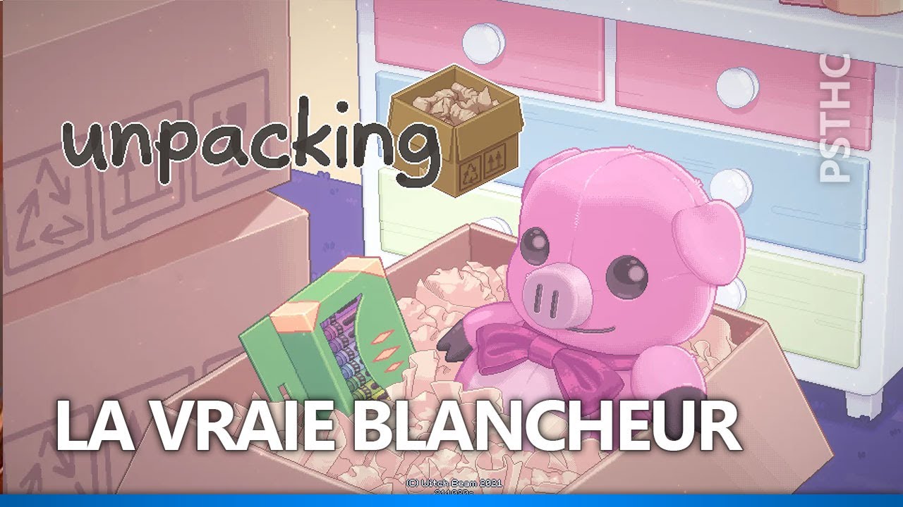 Unpacking Tidy whities Trophy Guide Trophée La vraie blancheur