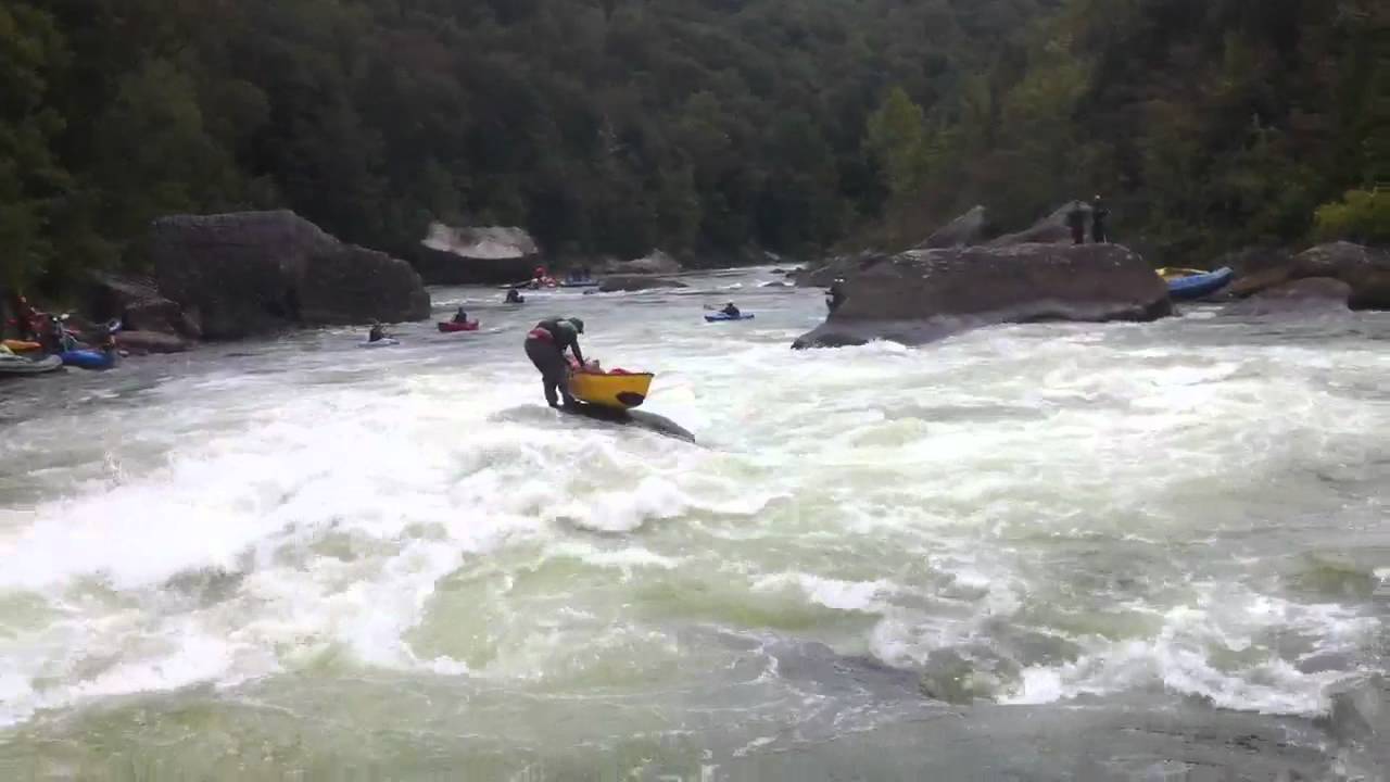 Upper Gauley open canoe YouTube