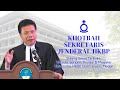 Khotbah Sekjend HKBP I Sidang Senat Terbuka, Wisuda  Sarjana, Profesi & Magister UHN Medan