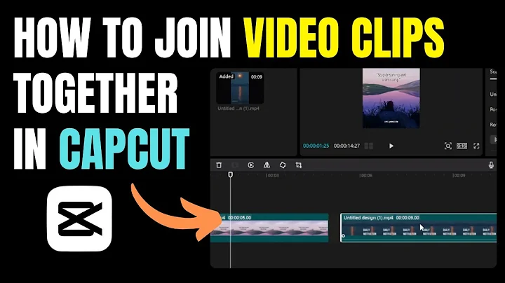 How To Join Video Clips Together In Capcut PC Tutorial