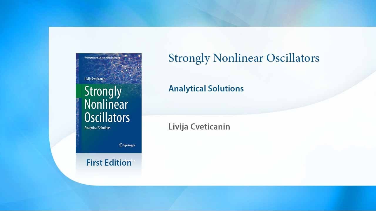 Strongly Nonlinear Oscillators - YouTube