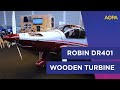 French wooden turbine airplane concept