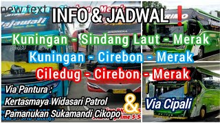 Fyi❗ Info & Jadwal Bus Cirebonan Line Merak ⁉️