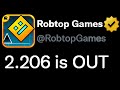 Everything new in geometry dash 2206