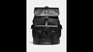 Hudson Backpack In Signature Leather 