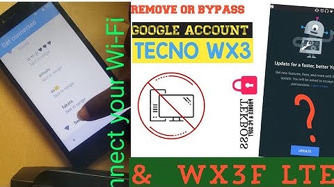 Tecno Wx3 Frp Bypass ● How To Remove Google Account On tecno wx3f Without Pc ● + Fix YouTube Update