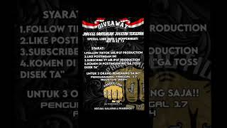 GIVEAWAY INI BERLAKU DI AKUN TIKTOK MRJP27 PRODUCTION YA KAWAN 🙏🏼 #bantenganmalang #dj #djjaranandor